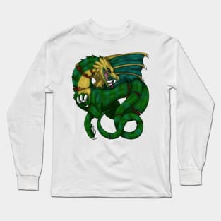 Reptilicus! (Reverse Scale) Long Sleeve T-Shirt